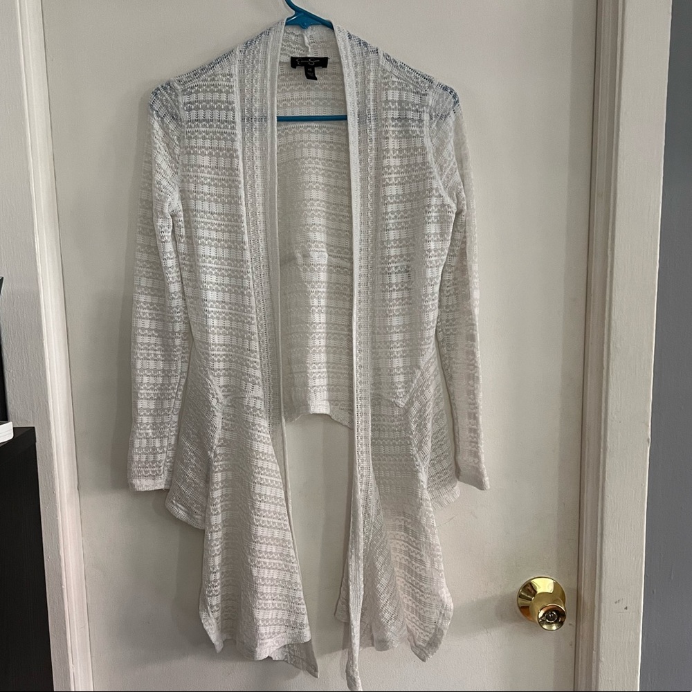 WHITE CARDIGAN